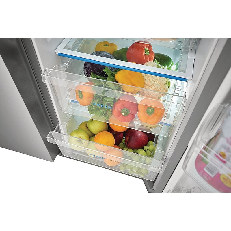 Frigidaire 36 in. 22.3 cu. ft. Counter Depth Side by Side Refrigerator with Ice & Water Dispenser - Stainless Steel, , hires