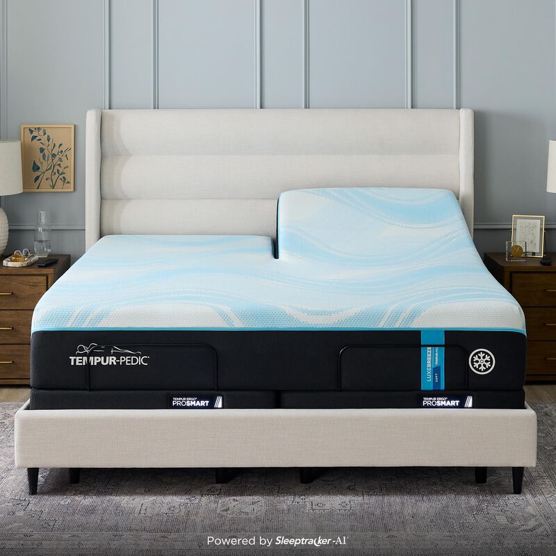Tempur-Pedic LuxeBreeze 2.0 Soft Split Head King Size Mattress, , hires