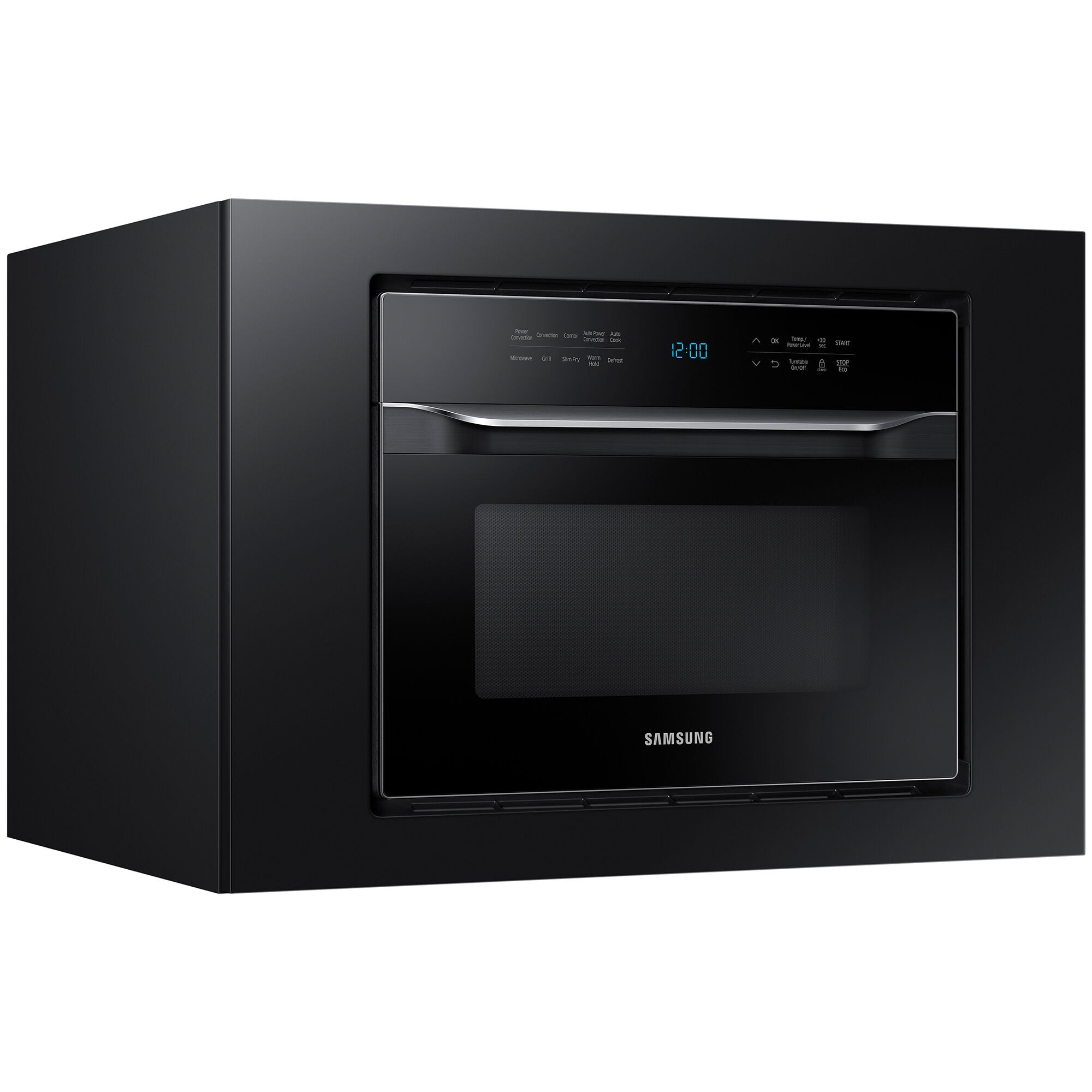 Samsung black stainless store countertop microwave