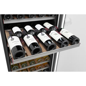 Vintec 24 in. Full-Size Built-In or Freestanding Wine Cooler with 149 Bottle Capacity, Single Temperature Zones & Digital Control - Matte Black, , hires