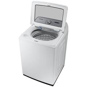 Samsung 27 in. 5.1 cu. ft. Smart Top Load Washer with ActiveWave Agitator & Super Speed Wash - White, , hires