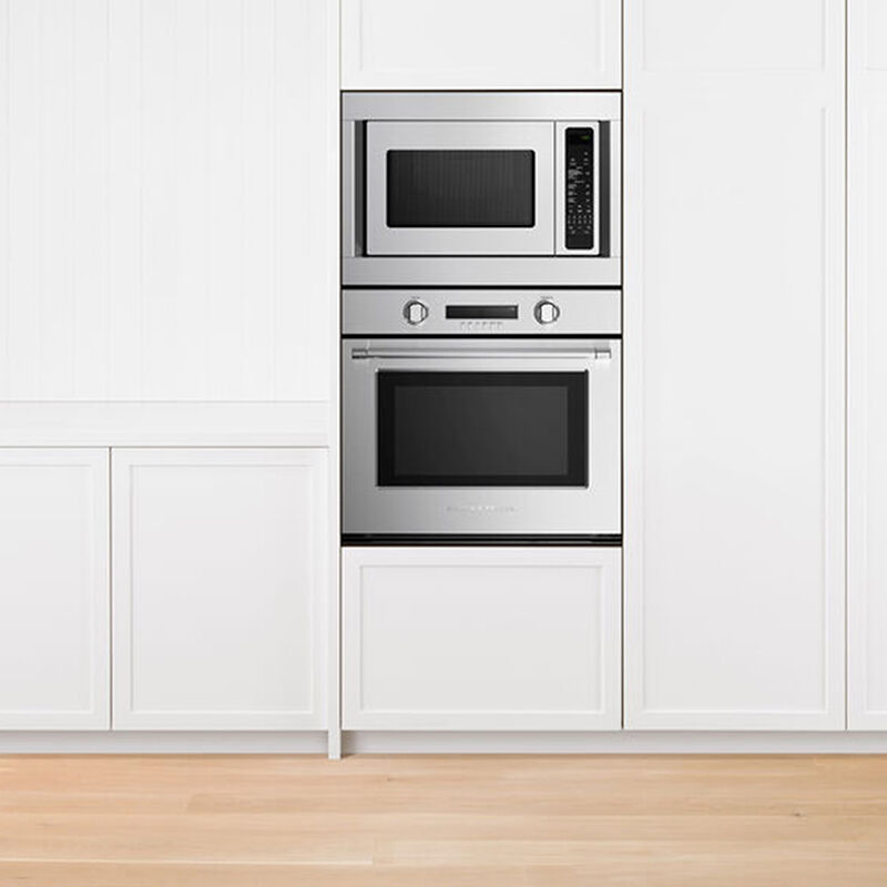 Fisher & Paykel Series 5 24 in. 1.5 cu.ft Built-In/Countertop Microwave with 10 Power Levels & Sensor Cooking Controls - Stainless Steel, , hires