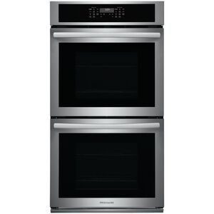 Frigidaire 27 in. 7.6 cu. ft. Top Control Electric Double Wall Oven with Standard Convection - Stainless Steel, Stainless Steel, hires