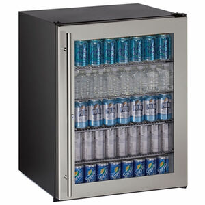U-Line ADA Collection Series 24 in. 5.4 cu. ft. Mini Fridge - Stainless Steel, , hires