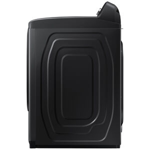 Samsung 27 in. 7.4 cu. ft. Smart Gas Dryer with Sanitize Cycle & Sensor Dry - Brushed Black, Brushed Black, hires