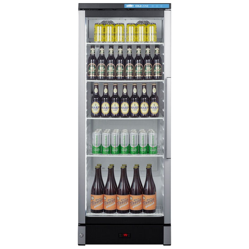 Summit Commercial 24 in. 9.9 cu. ft. Beverage Center with Adjustable Shelves & Digital Control - Stainless Steel, , hires