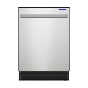 Sharp 24 in. Built-In Dishwasher with Top Control, 45 dBA Sound Level, 14 Place Settings, 6 Wash Cycles & Sanitize Cycle - Stainless Steel, , hires