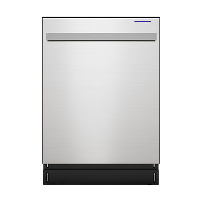 Sharp 24 in. Built-In Dishwasher with Top Control, 45 dBA Sound Level, 14 Place Settings, 6 Wash Cycles & Sanitize Cycle - Stainless Steel | SDW6757ES