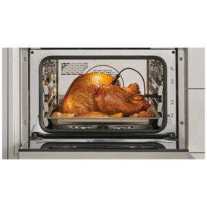 Wolf M Series 24 in. 1.7 cu. ft. Steam Electric Single Wall Oven with Standard Convection - Stainless Steel, , hires
