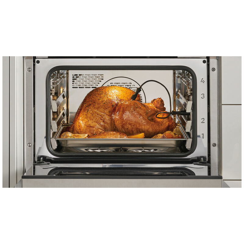 Wolf M Series 24 in. 1.7 cu. ft. Steam Electric Single Wall Oven with Standard Convection - Stainless Steel, , hires