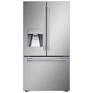 SKS 36 in. 25.5 cu. ft. Smart Counter Depth French Door Refrigerator with Ice & Water Dispenser - Stainless Steel, , hires