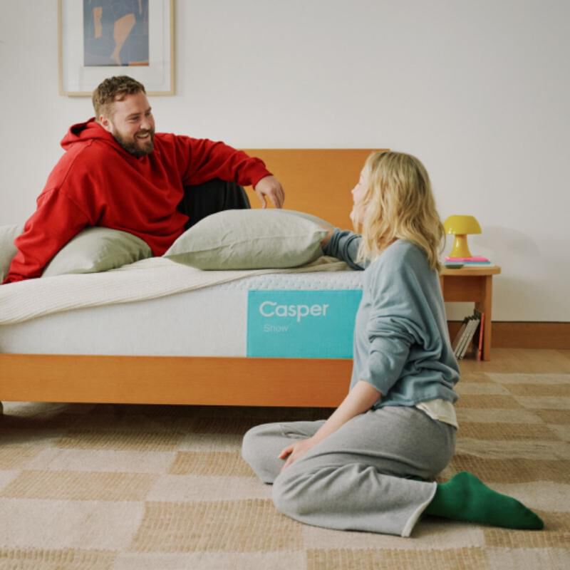 Casper Snow Medium Hybrid Mattress - Queen Size | P.C. Richard & Son