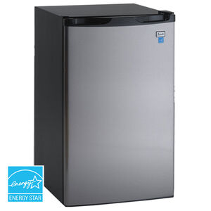 Avanti 20 in. 4.4 cu. ft. Mini Fridge with Freezer Compartment - Stainless Steel, Stainless Steel, hires