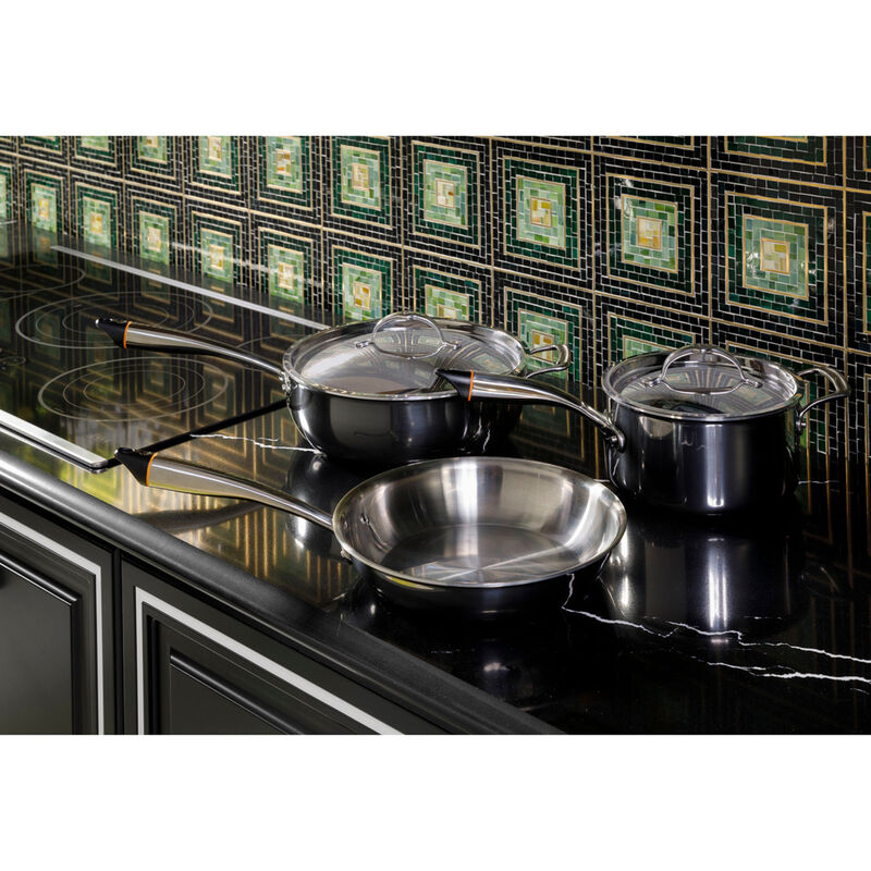 Cafe 30 in. 5-Burner Smart Electric Cooktop with Simmer Burner & Power Burner - Stainless Steel, , hires