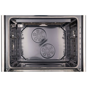 Bertazzoni Master Series 30 in. 8.2 cu. ft. Top Control Electric Double Wall Oven with Dual Convection & LED Touch Screen Controls - Stainless Steel, , hires
