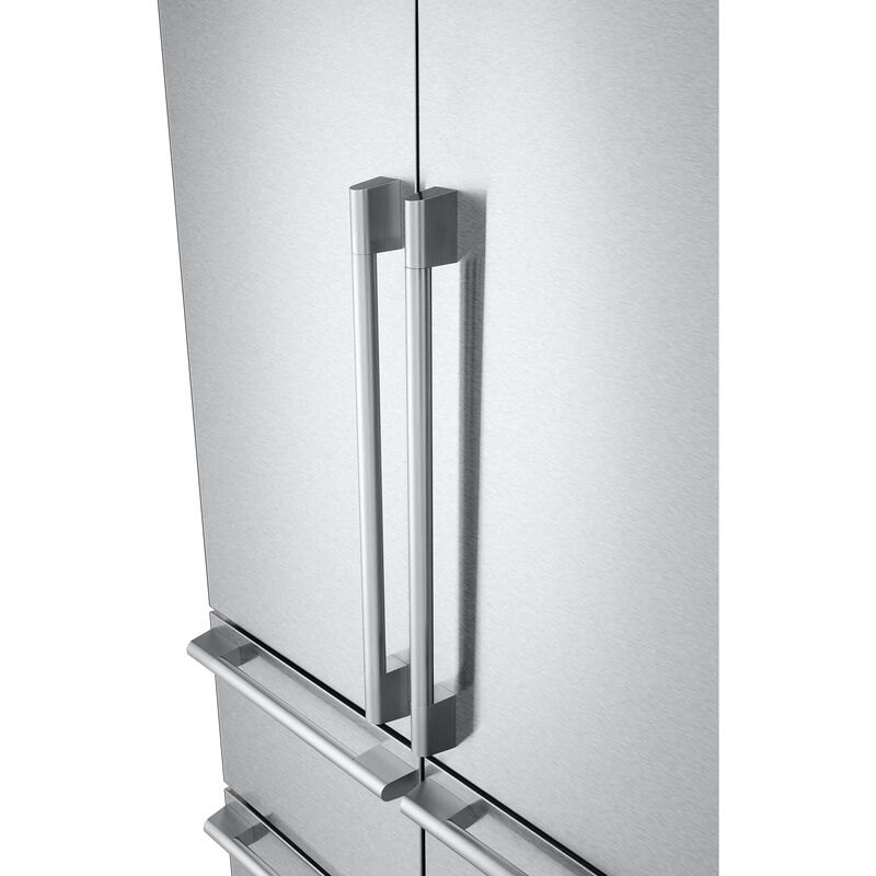 Signature Kitchen Suite 48 in. 26 cu. ft. Built-In Smart Counter Depth 6-Door French Door Refrigerator with Internal Water Dispenser - Custom Panel Ready, , hires