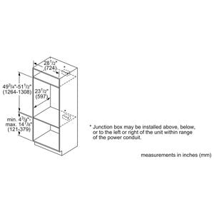 Bosch 800 Series 30 in. 9.2 cu. ft. Top Control Electric Double Wall Oven with True European Convection - Stainless Steel, , hires