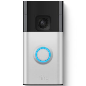 Ring Battery Doorbell, Head-to-Toe Video, Live View with Two-Way Talk, and Motion Detection & Alerts (2024 release), Satin Nickel