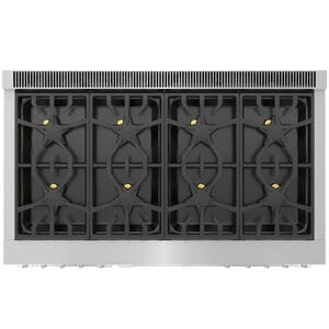 Thermador Pro Grand Professional Series 48 in. 8.2 cu. ft. Smart True European Convection Double Oven Dual Fuel Range with 6 Sealed Burners - Stainless Steel, , hires