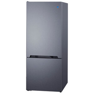 Summit 28 in. 15.1 cu. ft. Counter Depth Bottom Freezer Refrigerator - Stainless Steel, , hires