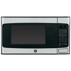 GE 20 in. 1.1 cu.ft Countertop Microwave with 10 Power Levels - Stainless Steel, Stainless Steel, hires