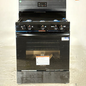 Frigidaire 30 in. 5.1 cu. ft. Gas Range with 5 Sealed Burners - Black (Open Box Excellent Condition), , hires
