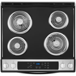 Whirlpool 30 in. 4.8 cu. ft. Electric Range with Coil Burners - Stainless Steel, Stainless Steel, hires