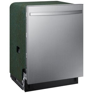 Samsung 24 in. Top Control Dishwasher with 51 dBa Sound Level, 3rd-Rack & AutoRelease - Stainless Steel, , hires