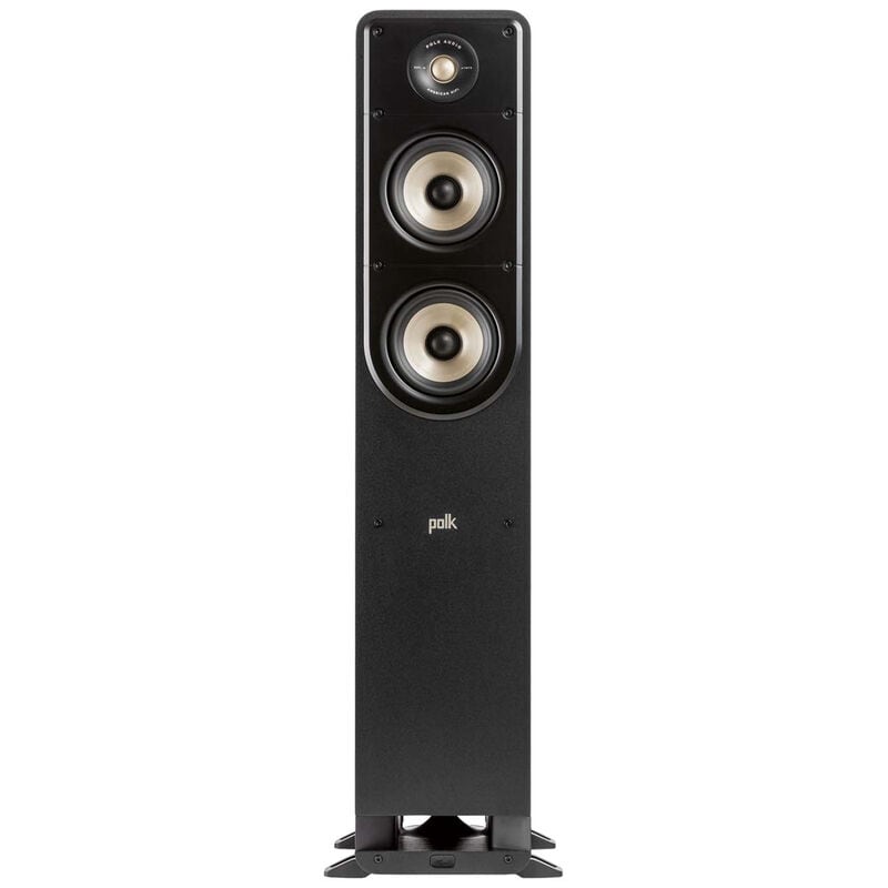 Polk Signature Elite ES50 High-Quality Compact Floor-Standing Tower Speaker - Black, Black, hires
