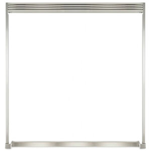 Frigidaire 84 in. Louvered Double Trim Kit for Refrigerators - Stainless Steel, , hires