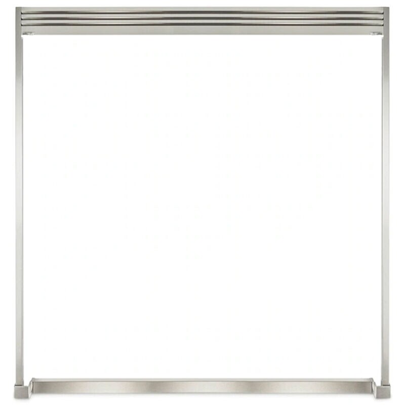 Frigidaire 84 in. Louvered Double Trim Kit for Refrigerators - Stainless Steel, , hires