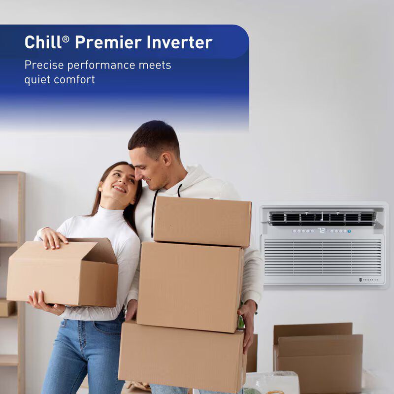 Friedrich Chill Premier Series 15,000 BTU Smart Energy Star Window/Wall Air Conditioner with Inverter & Sleep Mode - White, , hires