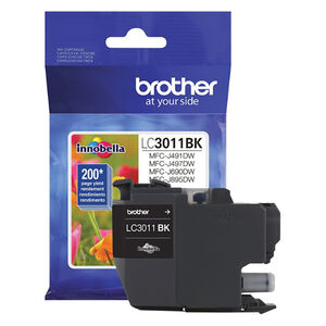 Brother LC3011 Series Black Ink Cartridge, , hires