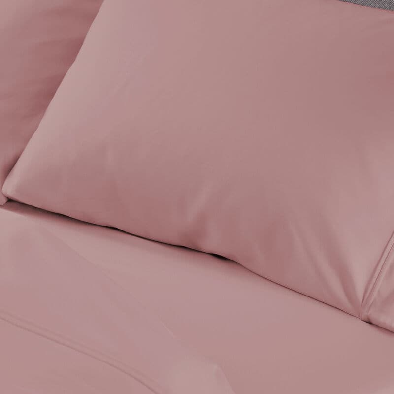 BEDGEAR Basic King Size Sheet Set (Ideal for Adj. Bases) - Blush, , hires