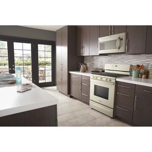 Whirlpool 30 in. 1.9 cu. ft. 1000W Over-the-Range Microwave with 300 CFM & Sensor Cooking - Biscuit, Biscuit, hires