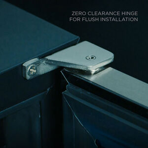 XO 24 in. Undercounter Wine Cooler with Metal Racks, Dual Temperature Zones & 46 Bottle Capacity - Custom Panel Ready, Custom Panel Required, hires