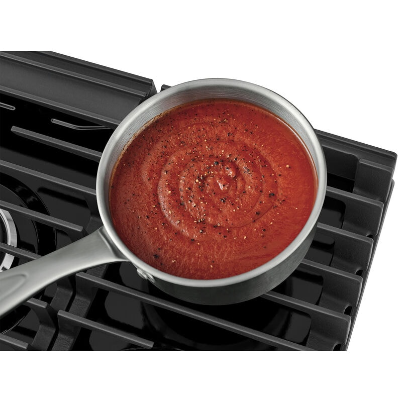 Frigidaire Gallery 30 in. 5-Burner Natural Gas Cooktop with Simmer Burner & Power Burner - Black, Black, hires