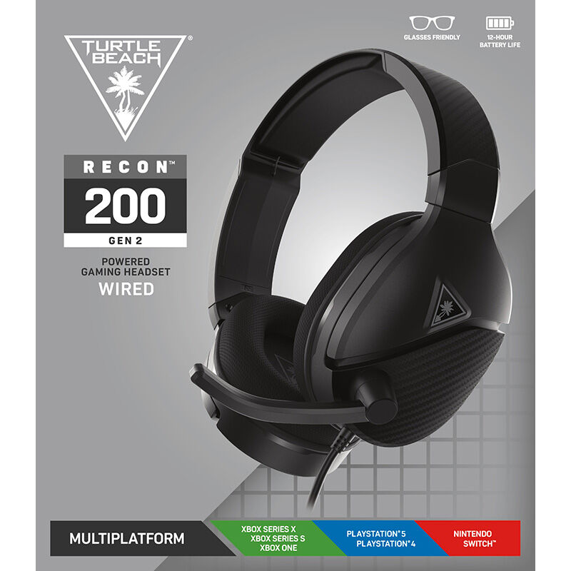 Turtle Beach Recon 200 Gen 2 Powered Gaming Headset for Xbox, PlayStation &  Nintendo Switch - Black | P.C. Richard & Son