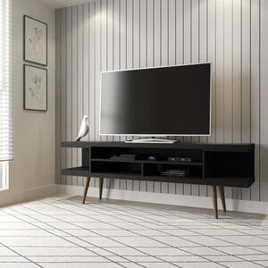 Manhattan Comfort Utopia 70" TV Stand - Black, , hires