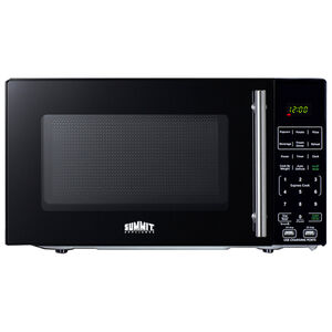 Summit 18 in. 0.7 cu. ft. Countertop Microwave with 11 Power Levels - Black, , hires