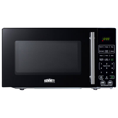Summit 18 in. 0.7 cu. ft. 700W Countertop Microwave - Black | SM903BSA1