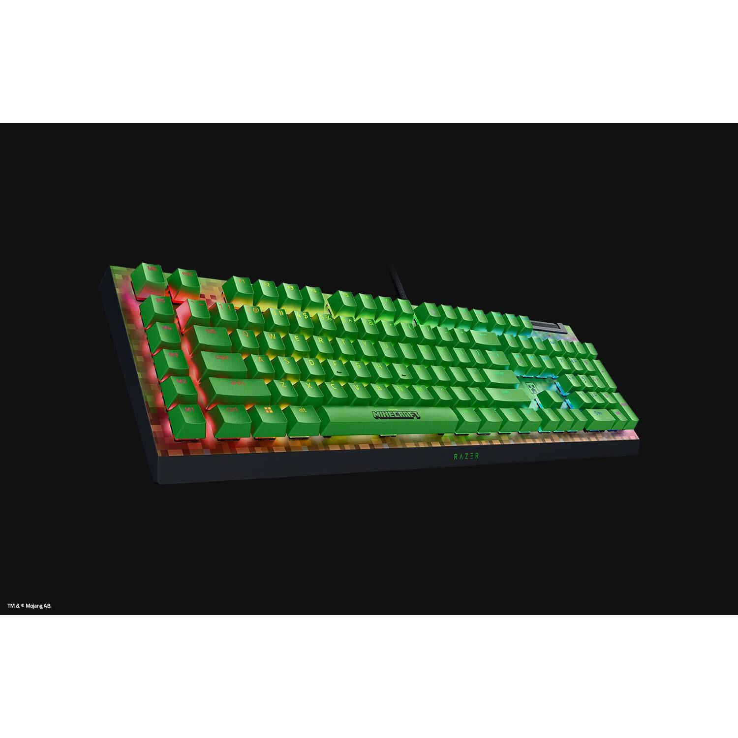 Razer BlackWidow V4 X - Mechanical Gaming Keyboard (Green Switch