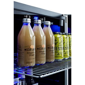 Summit Commercial 24 in. 4.2 cu. ft. Built-In/Freestanding Beverage Center with Pull-Out Shelves & Digital Control - Stainless Steel, , hires