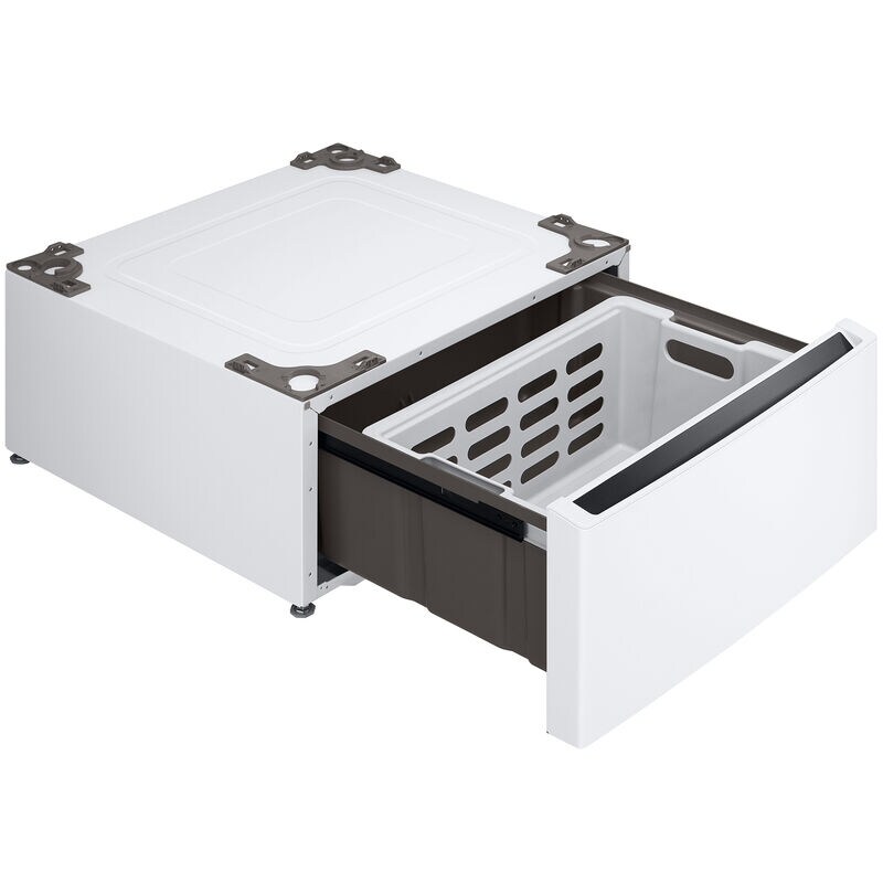 LG 27 in. Pedestal Storage Drawer with Basket - White, , hires