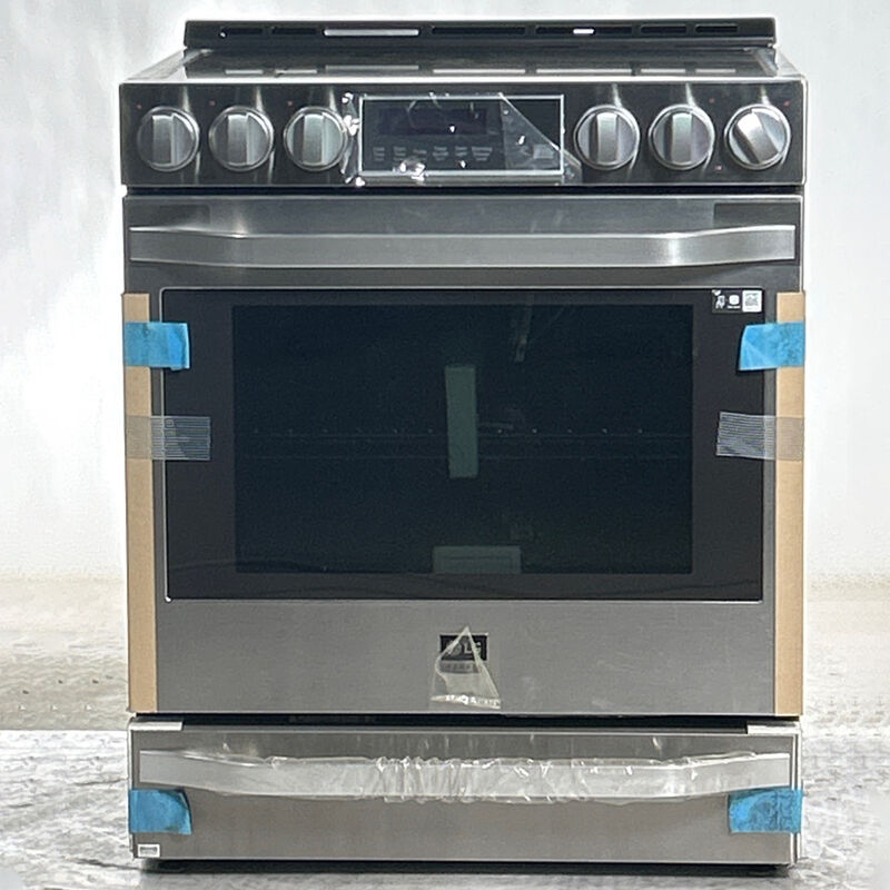 LG Studio 30 in. 6.3 cu. ft. Smart Convection Oven Slide-In Electric Range with 5 Induction Zones - Stainless Steel (Open Box Excellent Condition), , hires