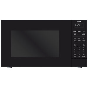 Wolf 24 in. 2.0 cu.ft Built-In/Countertop Microwave with 10 Power Levels & Sensor Cooking Controls - Black, , hires