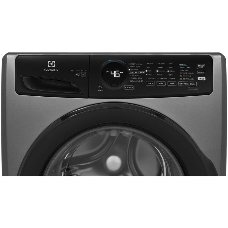 Electrolux 400 Series 27 in. 4.5 cu. ft. Stackable Front Load Washer with LuxCare Wash, Sanitize & Steam Cycle - Titanium, , hires