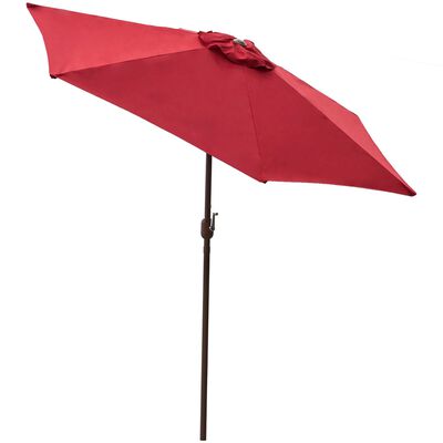 Panama Jack 9 Ft Patio Umbrella With Crank - Red | PJO-6001-RED
