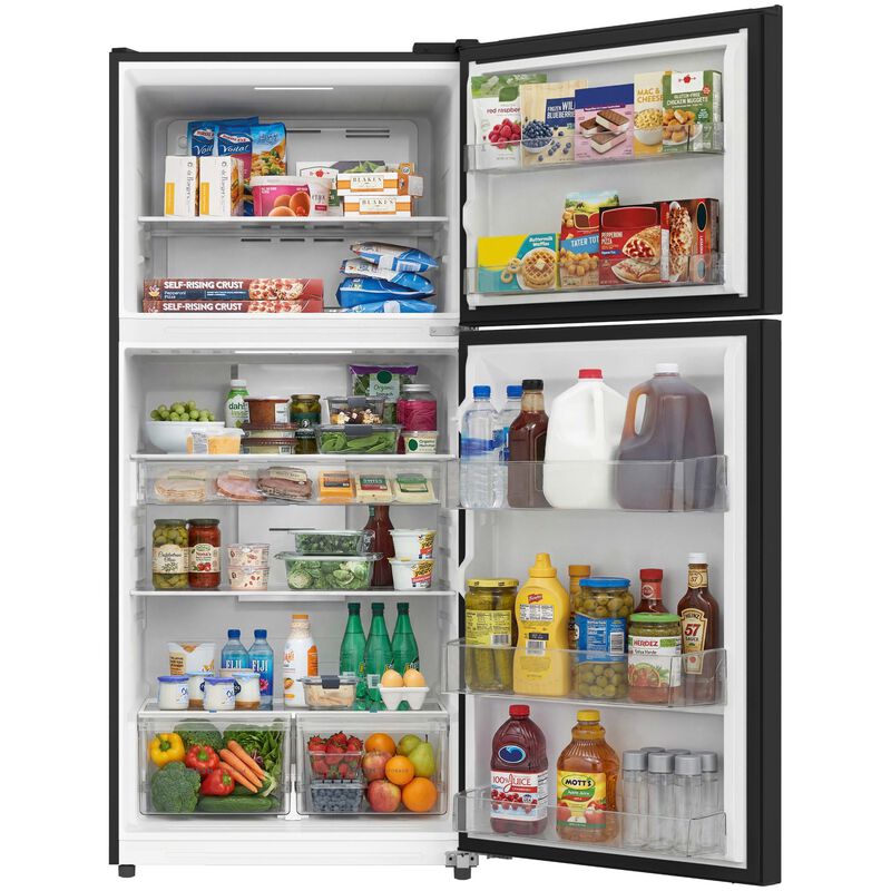 Frigidaire 30 in. 21.6 cu. ft. Garage-Ready Top Freezer Refrigerator - Black, , hires