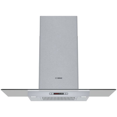 Bosch Benchmark 36 in. Chimney Style Range Hood with 4 Speed Settings, 600 CFM, Convertible Venting & 2 Halogen Lights - Stainless Steel | HCG56651UC
